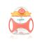 Sticla tritan cu pai si curea , 330 ml , orange, u-grow,  Cani & Pahare & Accesorii Bebe | electropc.ro