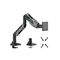 Suport monitor serioux srxa-mm101-c012gr, compatibilitate dimensiune ecran 24"-57", greutate maximă suportata: 2~30 kg, vesa: 75x75, 100x100, 100x200, 200x100, 200x200, inclinare: +70°~-45°, pivotare: +90°~-90°, rotația ecranului: 360°, instalare: clemă, ,  Suporturi TV & Monitor | electropc.ro