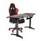 Bundle scaun gaming torin txt + birou gaming radiance red; scaun torin, ajustabil, material textil, piston pe gaz, manere reglabile, baza stea cu 5 picioare, greutate maxima admisa 150kg, perne detasabile,  rosu; birou gaming  radiance, material  otel car,  Birouri gaming | electropc.ro