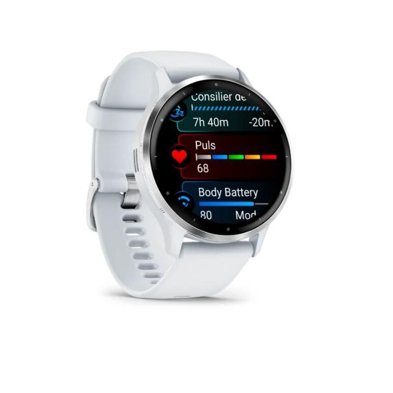 Ceas garmin venu 3 silver/whitestone,  SmartWatch-uri | electropc.ro