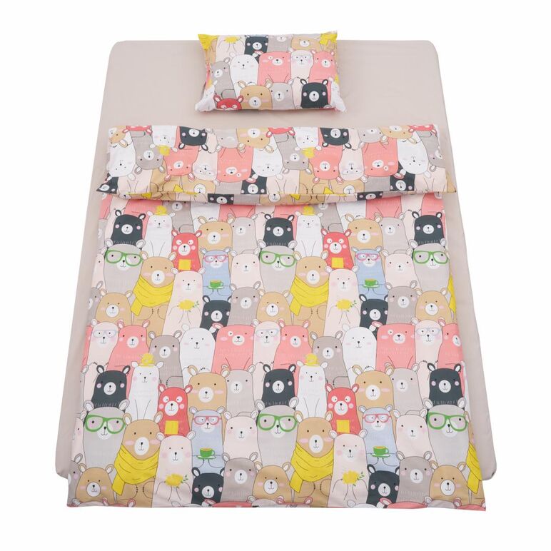 Set de pat single bumbac animals,  Lenjerii de pat | electropc.ro