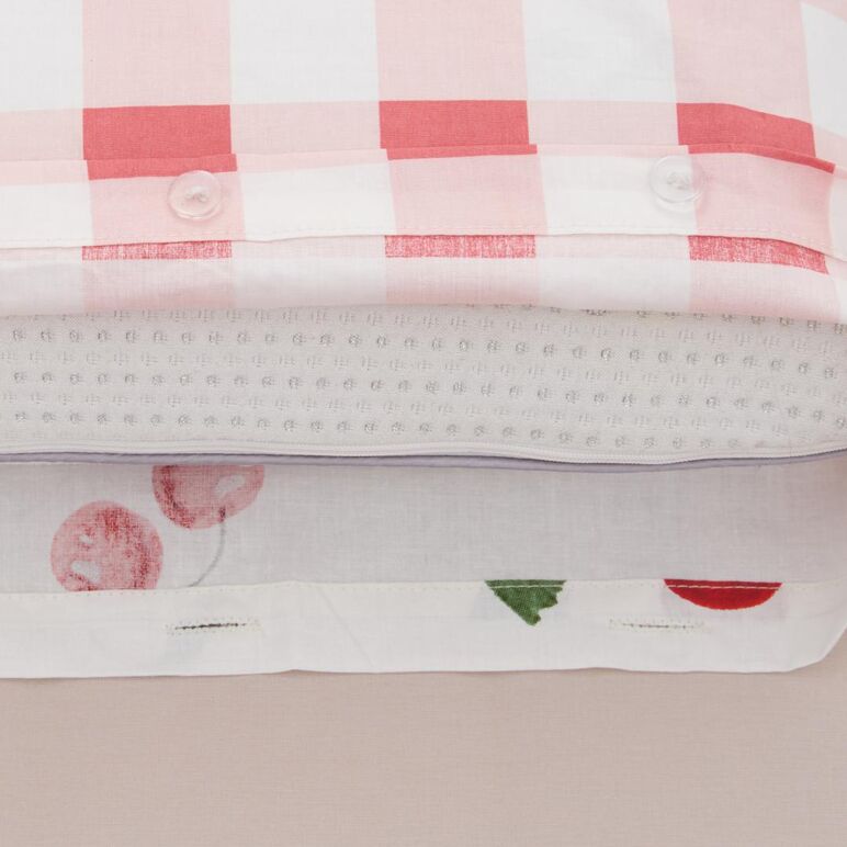 Set de pat single bumbac cherry,  Lenjerii de pat | electropc.ro