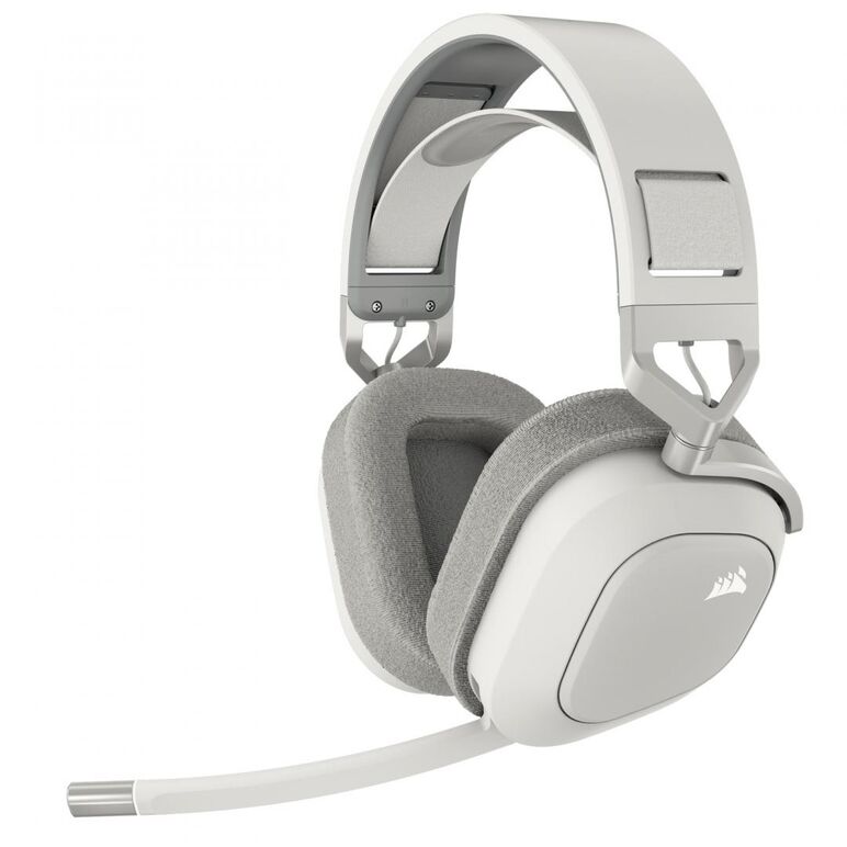 Casti cu microfon corsair hs80 max wireless, multi-platform gaming, 20hz-40khz, 32ohm, 116db, driver 50mm, autonomie baterie de pana la 24 de ore, alb,  Casti audio | electropc.ro