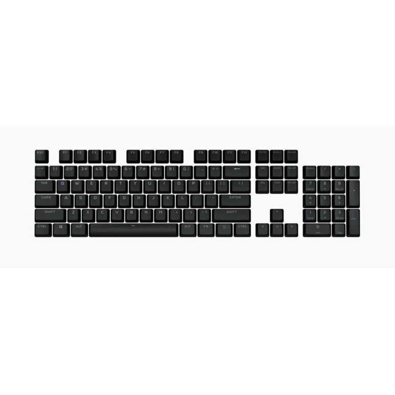 Kit tastatura gaming corsair pbt double-shot pro keycap mod kit — onyx black,  Tastaturi | electropc.ro