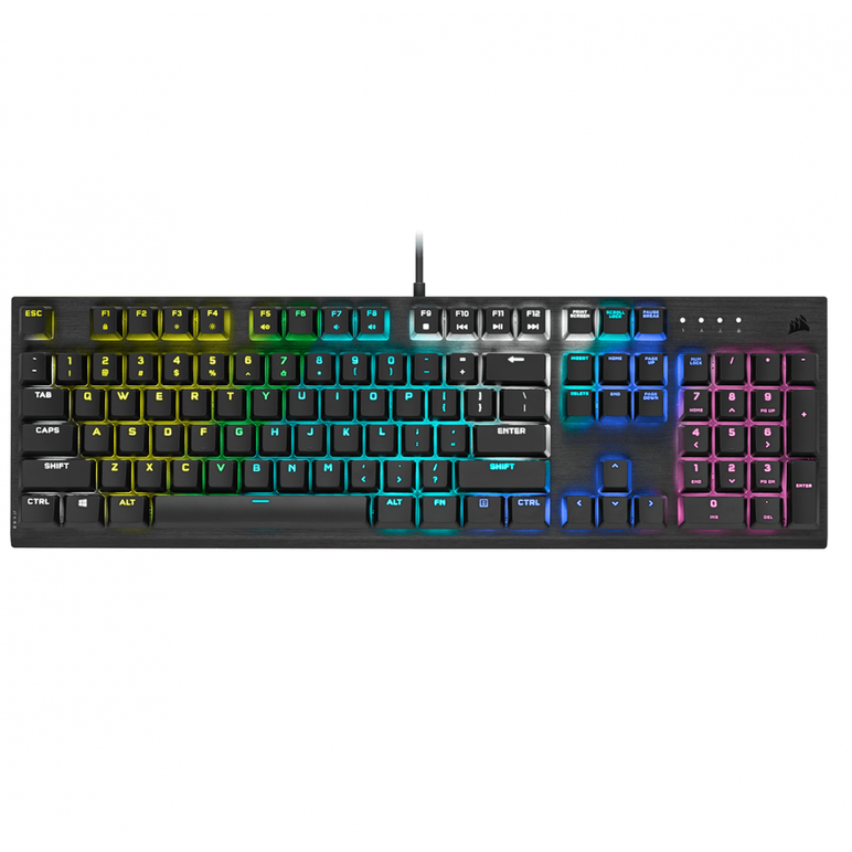 Tastatura gaming mecanica corsair k60 rgb pro, usb, negru,  Tastaturi | electropc.ro