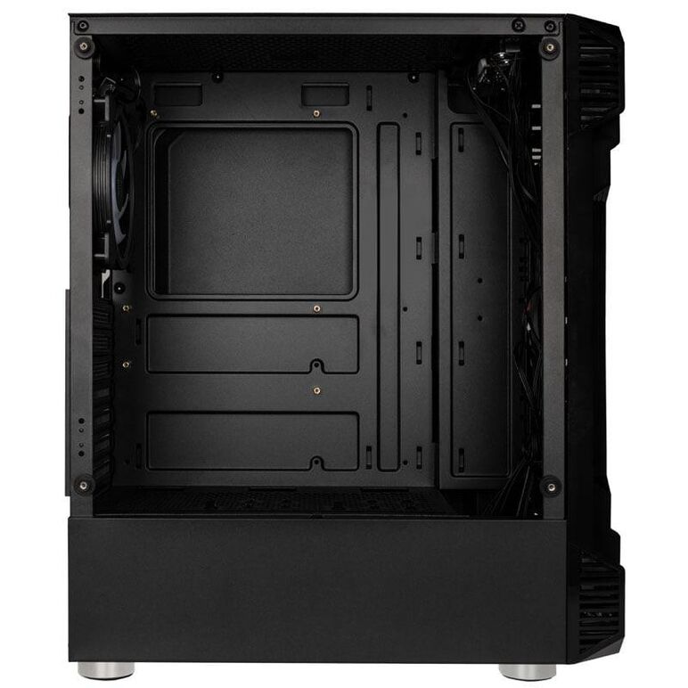 Carcasa kolink inspire k10 argb mid-tower tempered glass negru, preinstalled fans 1x 120 mm,  Carcase | electropc.ro