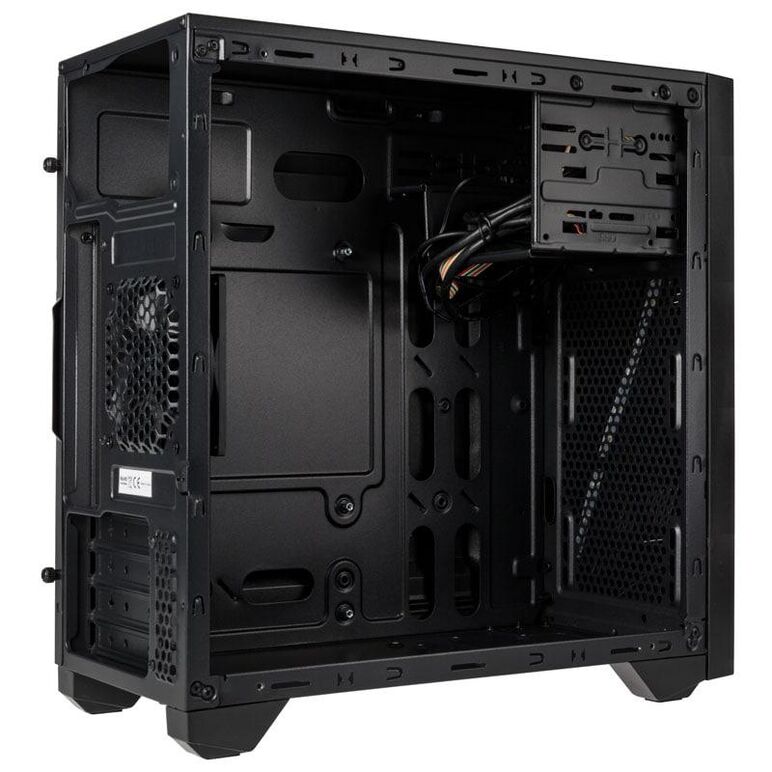 Carcasa kolink inspire k2 rgb micro-atx temp g, negru, preinstalled fans 1x 120 mm,  Carcase | electropc.ro
