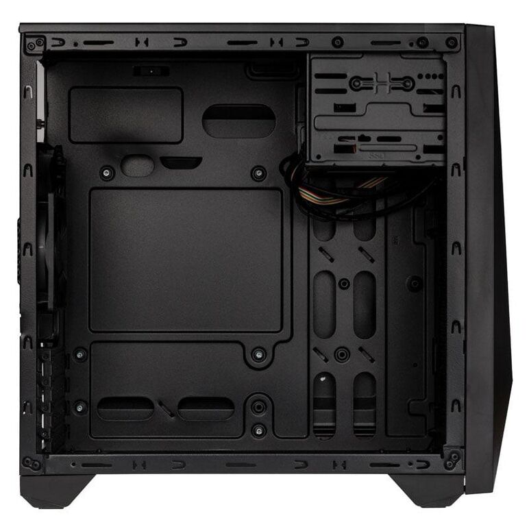 Carcasa kolink inspire k2 rgb micro-atx temp g, negru, preinstalled fans 1x 120 mm,  Carcase | electropc.ro