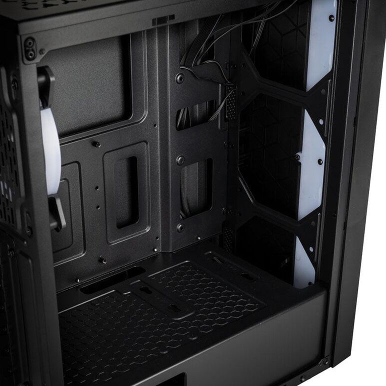 Carcasa kolink inspire k8 argb mid-tower negru, preinstalled fans 1x 120 mm,  Carcase | electropc.ro