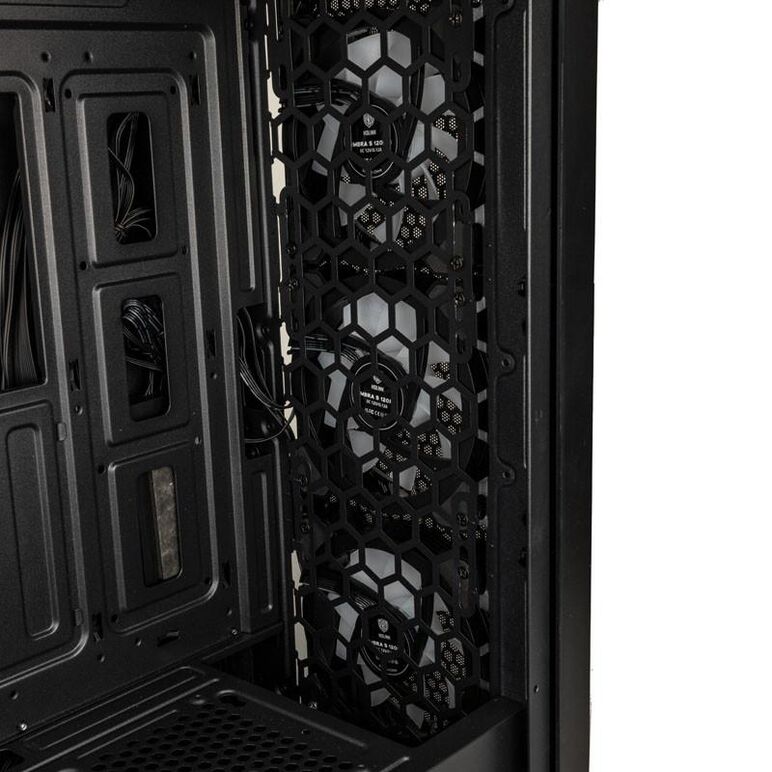 Carcasa kolink observatory duo argb mid-tower negru, preinstalled fans 4x 120 mm,  Carcase | electropc.ro