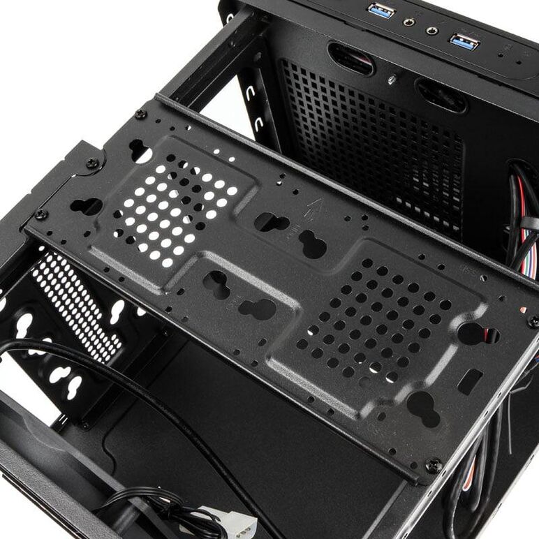 Carcasa kolink satellite micro-atx negru pci-slots 2 , preinstalled fans 1x 120 mm,  Carcase | electropc.ro