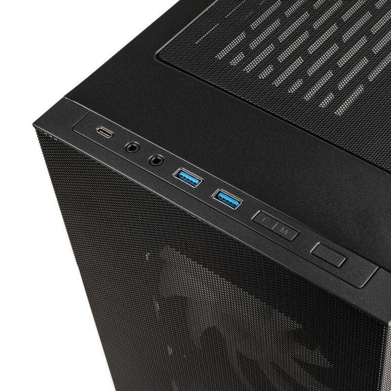 Carcasa lian li lancool 205 mesh c mid-tower negru, pci-slots 7, preinstalled fans 1x 120 mm, 2x 140 mm,  Carcase | electropc.ro
