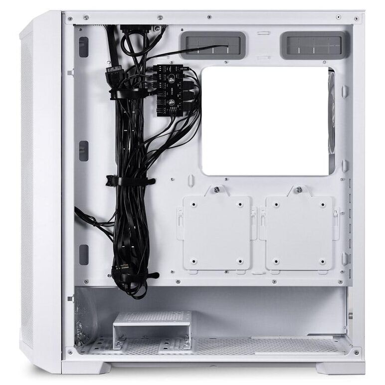 Carcasa lian li lancool 215 mid-tower argb tempered glass alb, pci-slots 7, preinstalled fans 1x 120 mm, 2x 200 mm,  Carcase | electropc.ro