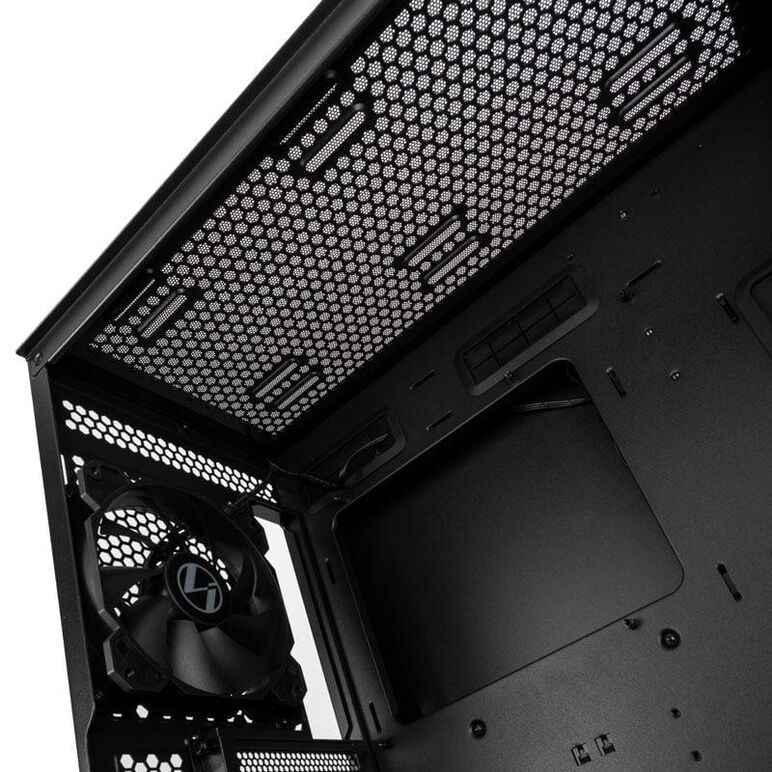 Carcasa lian li lancool 215 mid-tower argb tempered glass negru, pci-slots 7, preinstalled fans 1x 120 mm, 2x 200 mm,  Carcase | electropc.ro