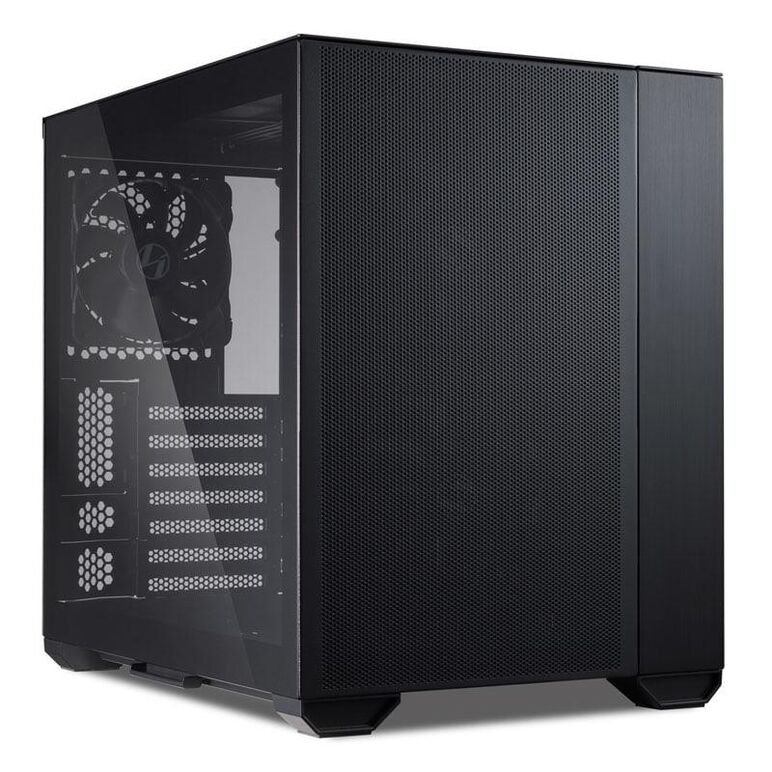 Carcasa lian li o11 air mini mid-tower tempered glass negru, pci-slots 5, 7, preinstalled fans 1x 120 mm, 2x 140 mm,  Carcase | electropc.ro