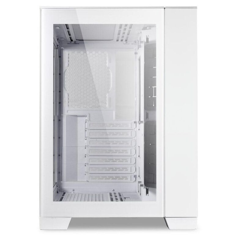 Carcasa lian li o11 dyn mini snow edition mid-tower tempered glass alb, pci-slots 5, 7,  Carcase | electropc.ro