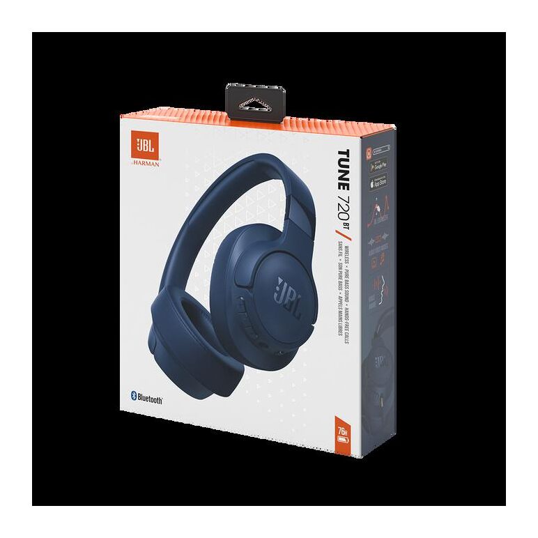 Jbl tune 720bt blue,  Casti audio | electropc.ro