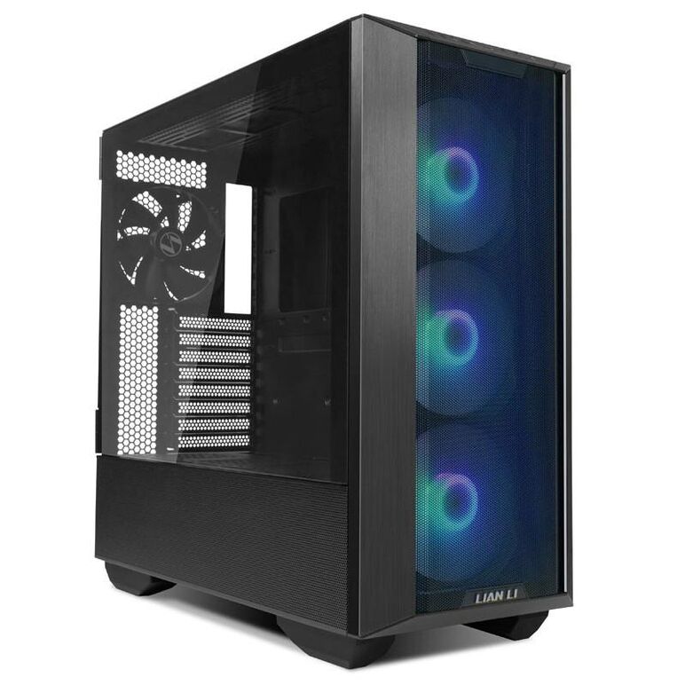 Lian li lancool iii e-atx mid-twr rgb negru, pci-slots 8, preinstalled fans 4x 140 mm,  Carcase | electropc.ro