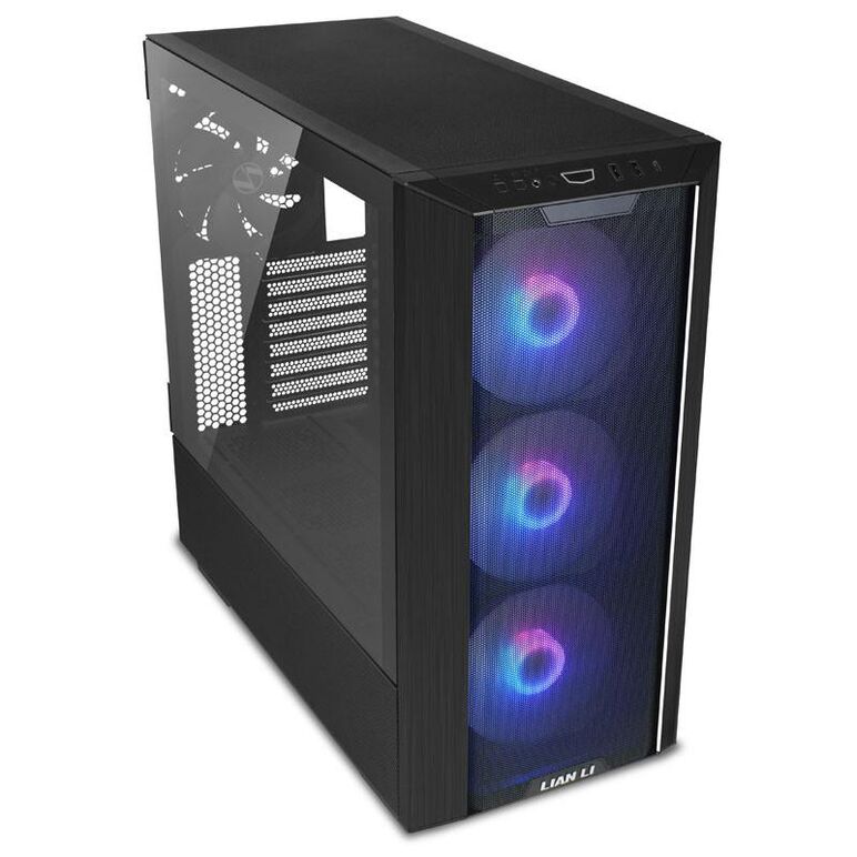 Lian li lancool iii e-atx mid-twr rgb negru, pci-slots 8, preinstalled fans 4x 140 mm,  Carcase | electropc.ro