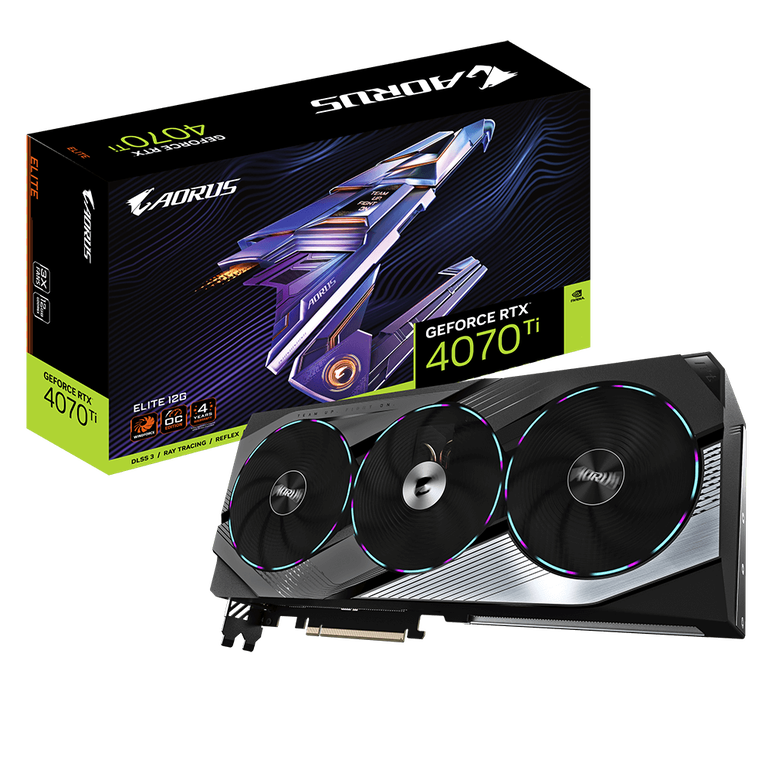 Placa video gigabyte aorus geforce rtx 4070 ti elite 12g,  Placi video | electropc.ro
