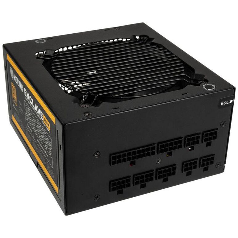 Sursa kolink enclave 80 plus gold modular 500w, cpu power supply 1x 4+4-pin, psu fan 120 mm,  Surse PC | electropc.ro