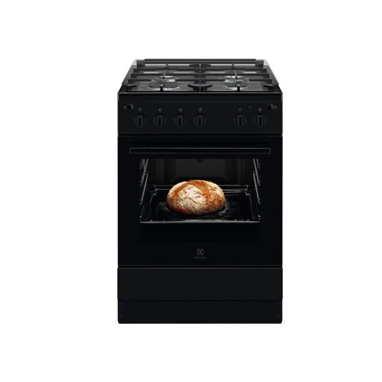 60x60 cm; 4 arzatoare gaz; gratare fonta; siguranta plita+cuptor; autocuratare catalitica; timer mecanic; aprindere electrica plita si cuptor; grill electric; rotisor; iluminare cuptor; usa cu 2 straturi de geam detasabile; 2 tavi emailate+1 gratar; capac,  Aragazuri pe gaz | electropc.ro