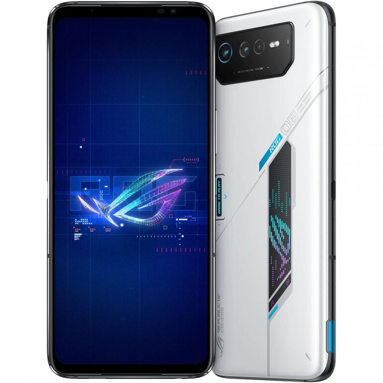 Asus rog phone 6 5g 6.78" 16gb 512gb dsim storm white (incl. aerocase, cable & 65w adapter),  Telefoane mobile | electropc.ro