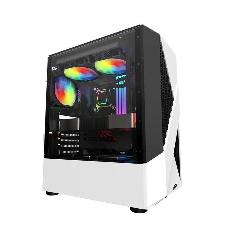 Carcasa 1stplayer gaming f4-3r2, fara sursa, alba,  Carcase | electropc.ro