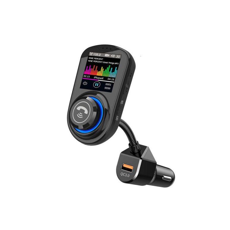 Modulator auto fm spacer bluetooth 5.0. 12v-24v, negru,  Periferice Diverse | electropc.ro