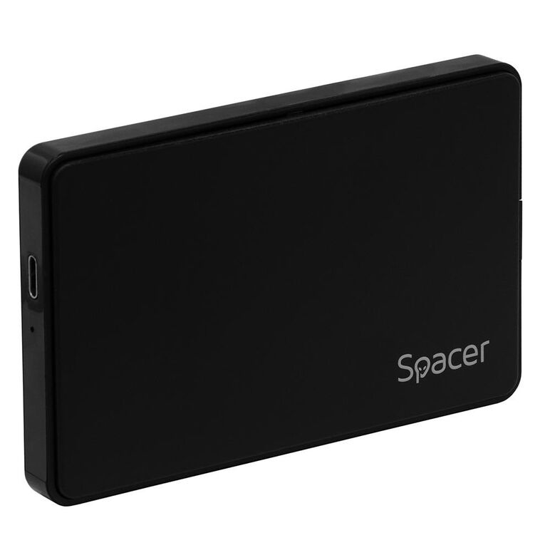 Rack extern hdd/ssd 2.5" spacer usb-c 3.1 negru,  Hard Disk-uri externe | electropc.ro