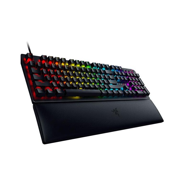 Tastatura razer huntsman v2 (purple switch) cu fir, negru,  Tastaturi | electropc.ro