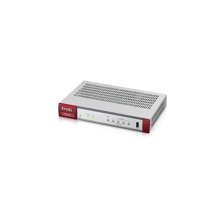 Zyxel usgflex100 security gateway v2 bundle, 10/100/1000 mbps rj-45 ports, 4 x lan/dmz 1 x wan,1x usb 3.0, 900mbps, 12v dc, 2a max, vpn ikev2, ipsec, ssl, l2tp/ipsec.,  Echipament firewall | electropc.ro