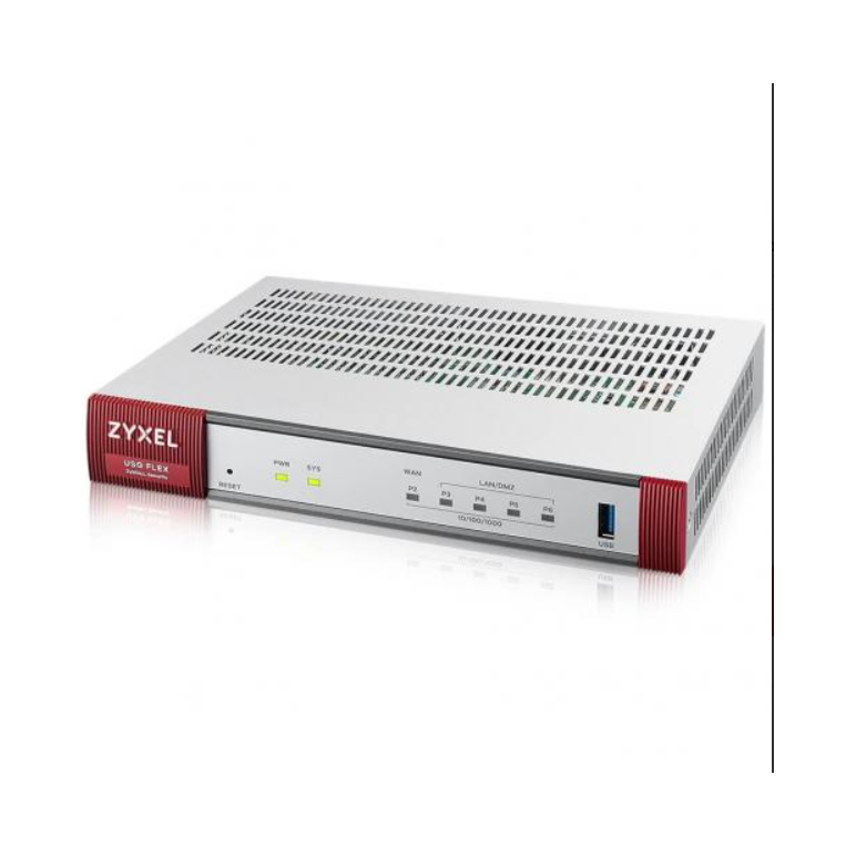 Zyxel usgflex50 firewall appliance(device only), 10/100/1000 mbps rj-45 ports,4 x lan/dmz 1 x wan,,  Echipament firewall | electropc.ro
