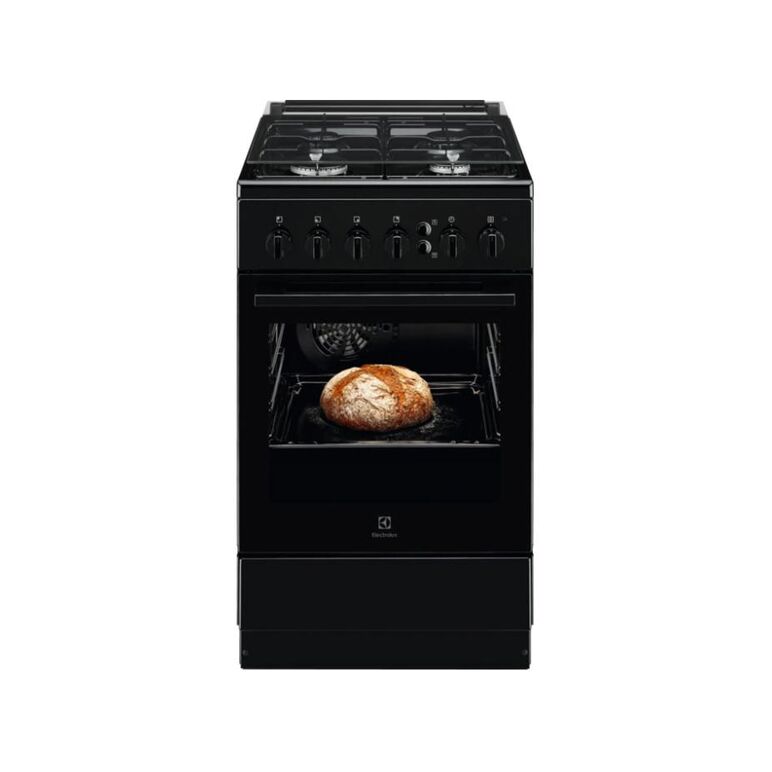 50x60 cm; 4 arzatoare gaz; siguranta plita+cuptor; autocuratare catalitica; timer mecanic; aprindere integrata plita; grill electric; iluminare cuptor; usa cu 2 straturi de geam detasabile; capac sticla; 2 tavi emailate+1 gratar; volum net cavitate 57 lit,  Aragazuri pe gaz | electropc.ro