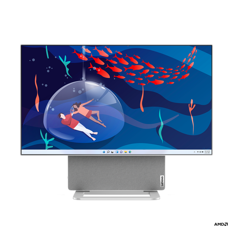 All-in-one lenovo yoga aio 7 27aph8 27" qhd (2560x1440) ips 350nits anti-glare, 95% dci-p3, 4-side borderless, non-touch, amd ryzen™ 7 7840hs (8c / 16t, 3.8 / 5.1ghz, 8mb l2 / 16mb l3), video nvidia® geforce rtx™ 4050 6gb gddr6, ram 32gb soldered lpddr5-6,  All in one PC | electropc.ro