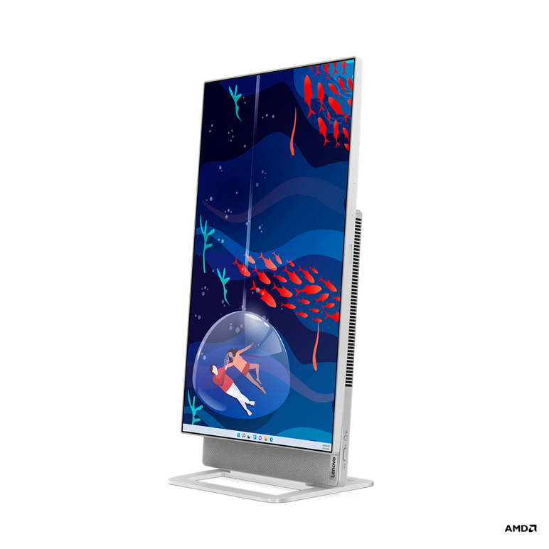 All-in-one lenovo yoga aio 7 27aph8 27" qhd (2560x1440) ips 350nits anti-glare, 95% dci-p3, 4-side borderless, non-touch, amd ryzen™ 7 7840hs (8c / 16t, 3.8 / 5.1ghz, 8mb l2 / 16mb l3), video nvidia® geforce rtx™ 4050 6gb gddr6, ram 32gb soldered lpddr5-6,  All in one PC | electropc.ro