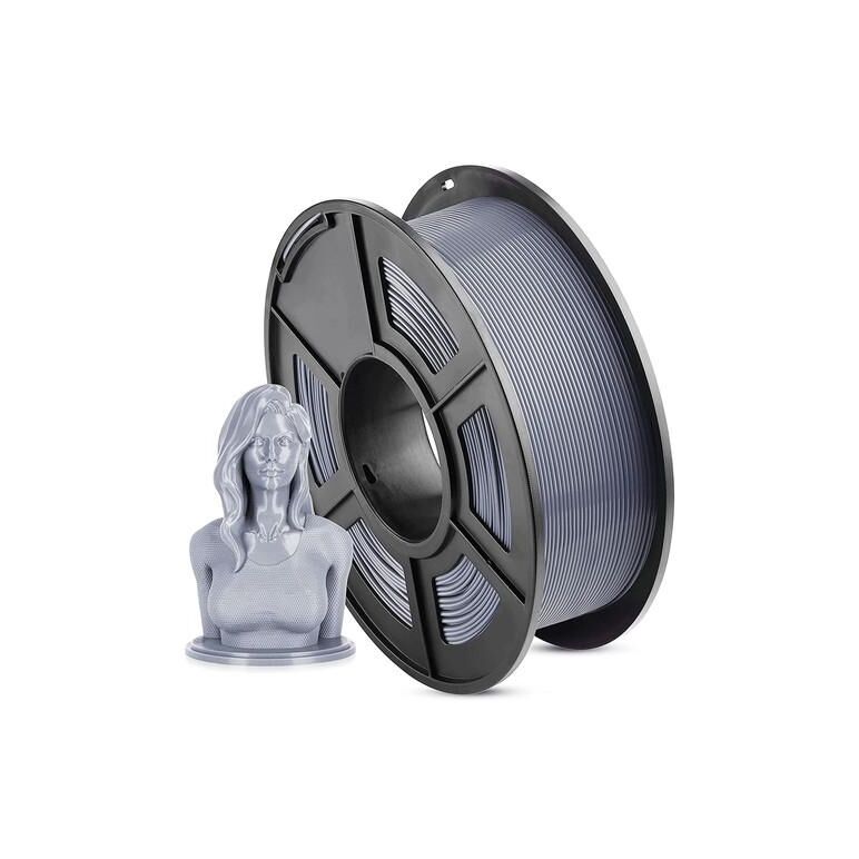 Anycubic pla 3d printer filament, silver, diametru: 1.75mm, lungime 340m, greutate: 1 kg.,  Accesorii imprimare 3D | electropc.ro