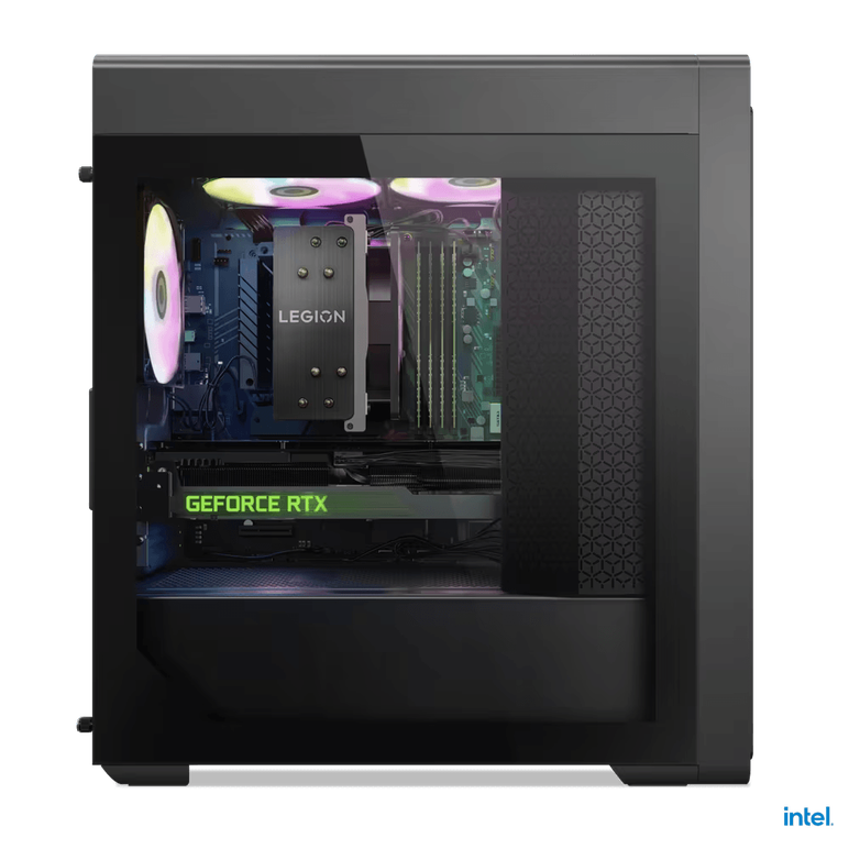 Desktop gaming lenovo legion t5 26irb8 , intel® core™ i7-13700f, 16c (8p + 8e) / 24t, p-core 2.1 / 5.1ghz, e-core 1.5 / 4.1ghz, 30mb, video nvidia® geforce rtx™ 4070 ti 12gb gddr6, ram 2x 16gb udimm ddr5-5600, four ddr5 udimm slots, dual-channel capable, ,  Desktop PC | electropc.ro