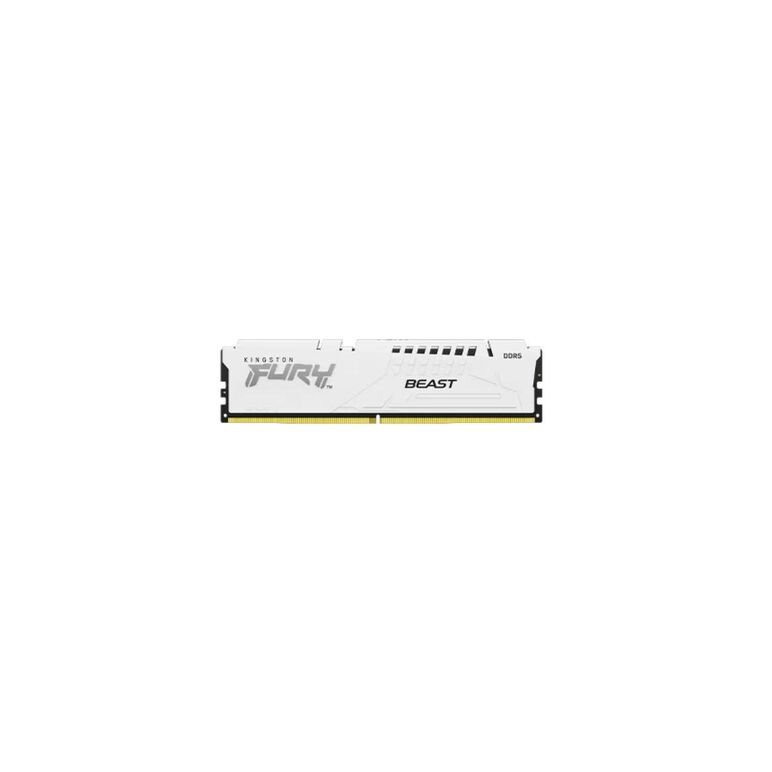 Memorie ram kingston, dimm, ddr5, 32gb, 5600mhz, cl40, 1.35v, fury beast whit, kit of 2,  Memorii RAM Desktop | electropc.ro