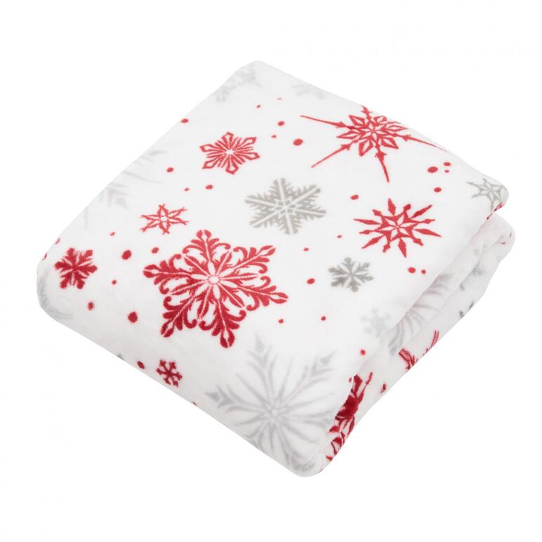 Patura fleece 150x200 cm xms stars,  Paturi si Cuverturi | electropc.ro