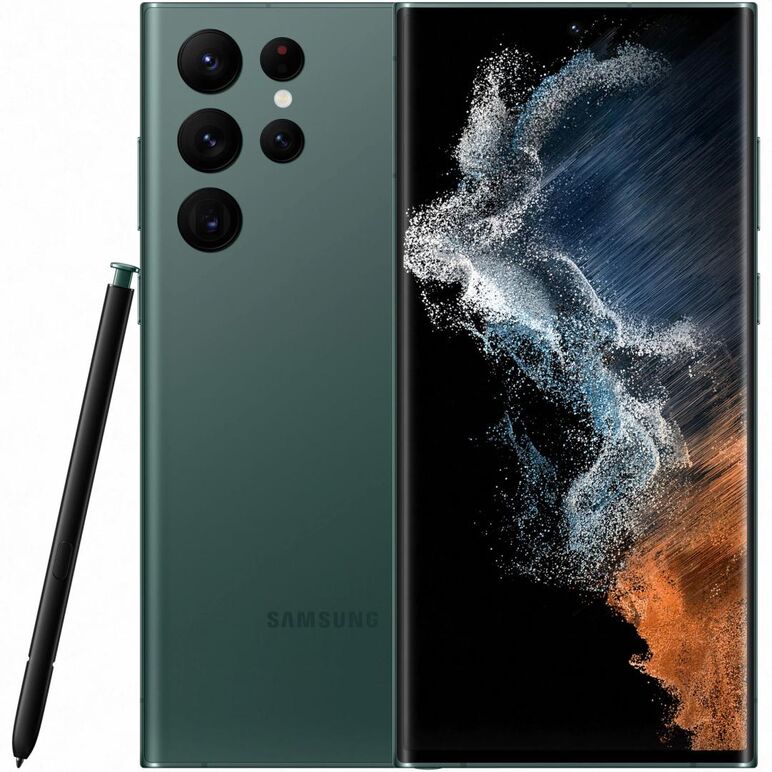 Samsung s22 ultra 5g s908b 6.8" 8gb 128gb dualsim green (incl. s-pen),  Telefoane mobile | electropc.ro