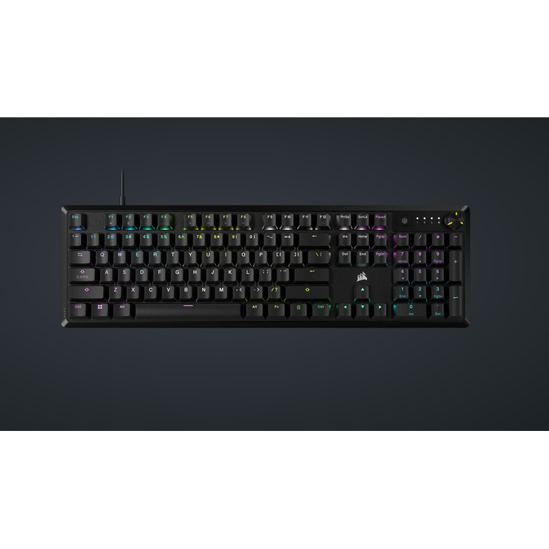 Tastatura mecanica corsair k70 rgb core mechanical gaming keyboard, backlit rgb led, corsair linear red, black, (ch-910971e-na),  Tastaturi | electropc.ro