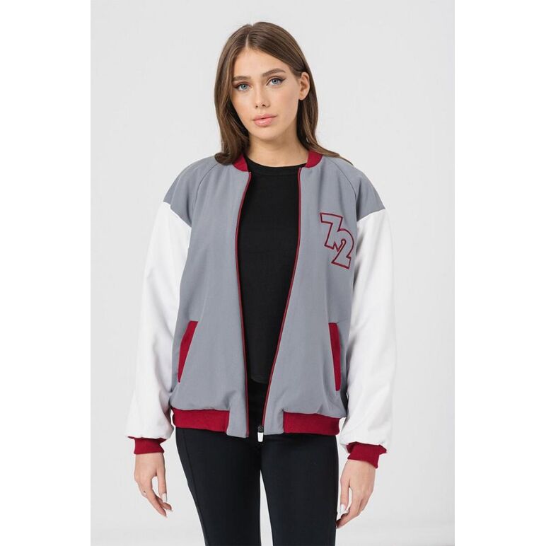 W jacheta bomber  gri grena s,  Jachete | electropc.ro