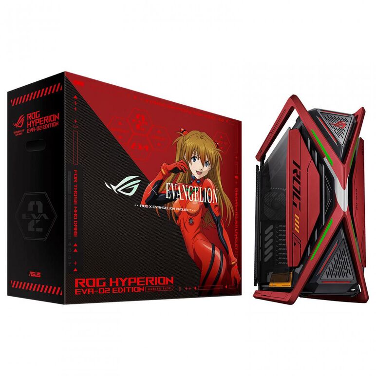 Carcasa asus rog hyperion eva-02 edition, expansion slots 9, 3 (additional vertical), tempered glass, atx,  Carcase | electropc.ro