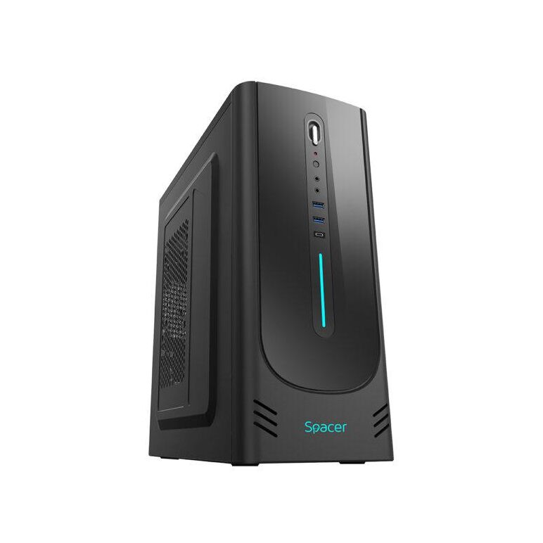 Carcasa spacer – office - spcs-oc-chronos mid tower, sloturi expansiune 6, atx,  Carcase | electropc.ro