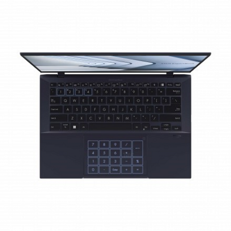 Laptop business asus expertbook b9, b9403cva-km0094x, 14.0-inch, wqxga+ (2880 x 1800) 16:10, intel® core™ i7-1365u vpro® processor 1.8ghz (12m cache, up to 5.2ghz,10 cores), intel iris xᵉ graphics, 1x m.2 2280 pcie 4.0x4, lpddr5 32gb, 1tb m.2 nvme™ pcie® ,  Laptopuri | electropc.ro
