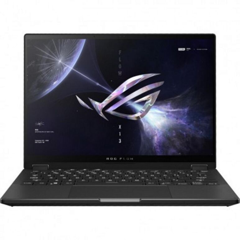 Laptop gaming asus rog flow x13, gv302xv-mu008w, r9-7940hs, 13.4-inch, qhd+ 16:10 (2560 x 1600, wqxga), 165h, (rtx 4060), amd radeon(t) navi3 graphics, 8gb*2.lpddr5.on.board, 1tb pcie(r) 4.0 (t) m.2 (2230), mux switch + optimus, touch screen, ips-level, 5,  Laptopuri | electropc.ro