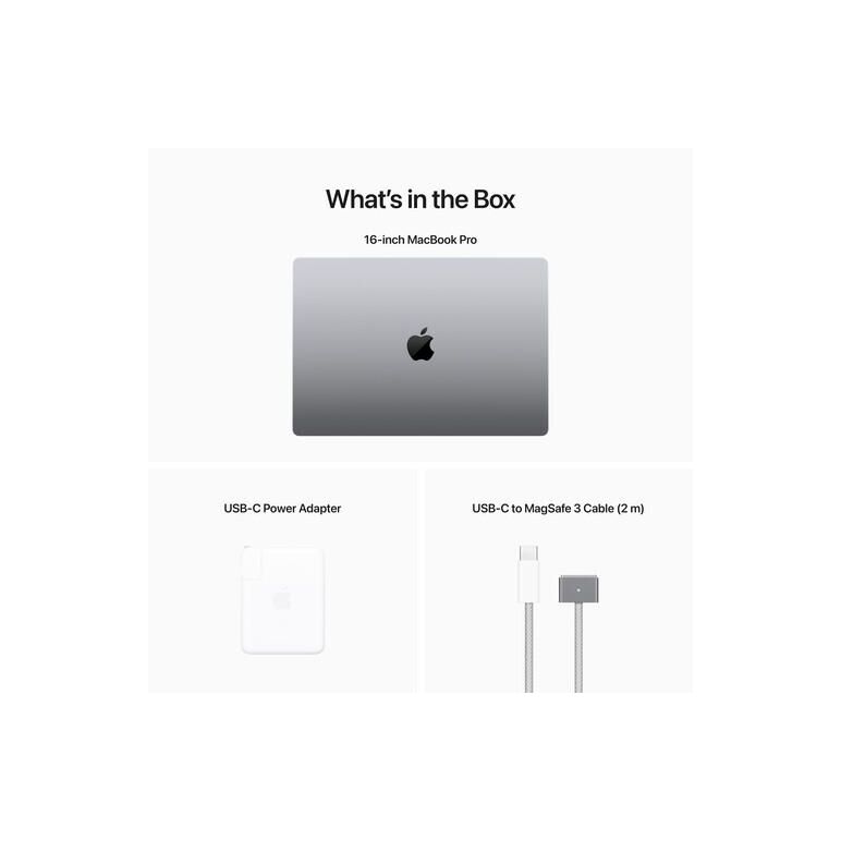 Mbp 2023 16" m2 pro 512gb ssd - space grey (us power adapter with included us-to-eu adapter),  Laptopuri | electropc.ro