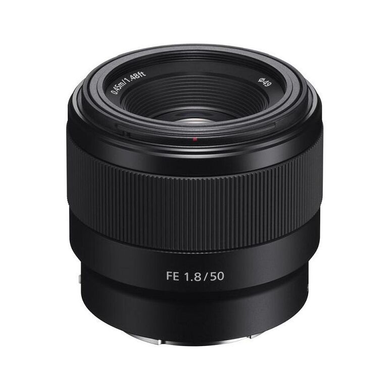 Obiectiv sony sel50f18f fe 50mm, f1.8, montura sony e,  Obiective | electropc.ro