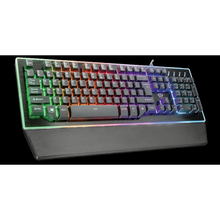 Tastatura trust gxt 860 thura, semi-mechanical gaming, neagra,  Tastaturi | electropc.ro